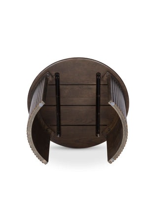 Oak Fluted Base Coffee Table | Novi Living Penny