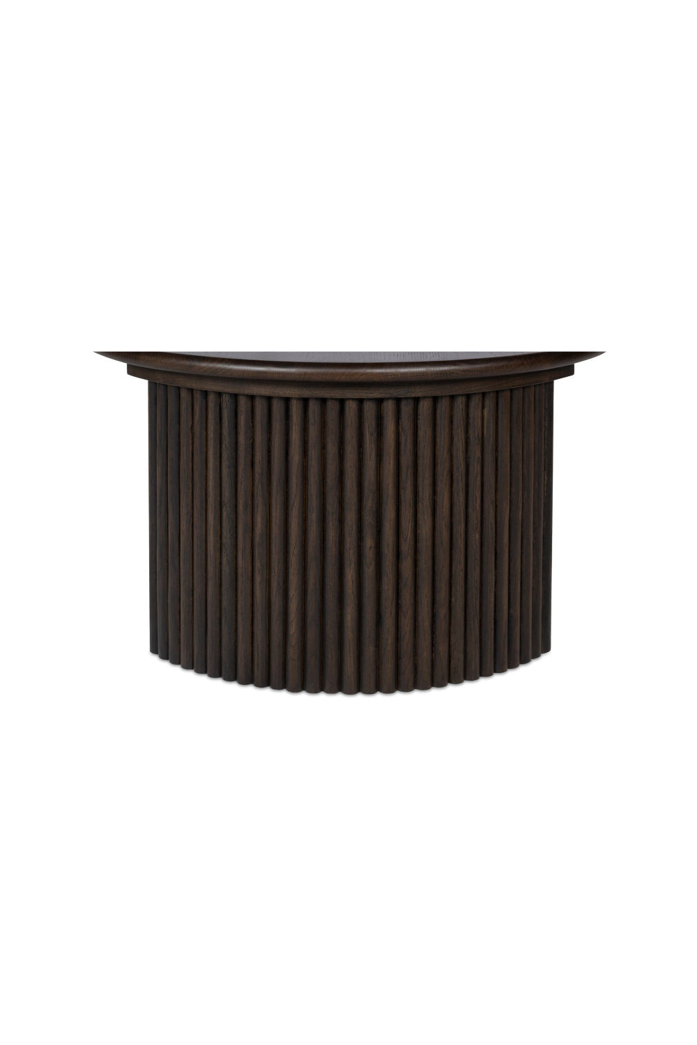 Oak Fluted Base Coffee Table | Novi Living Penny