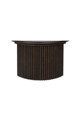 Modern European furniture - Oak Fluted Base Coffee Table - www.oroa.com