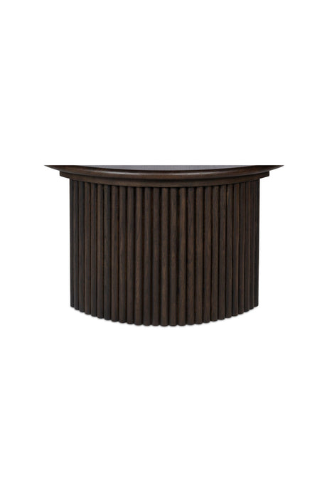 Modern European furniture - Oak Fluted Base Coffee Table - www.oroa.com