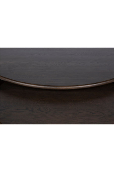 Modern European furniture - Oak Fluted Base Coffee Table - www.oroa.com