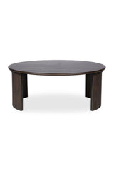 Modern European furniture - Oak Fluted Base Coffee Table - www.oroa.com