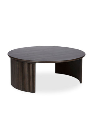 Oak Fluted Base Coffee Table | Novi Living Penny