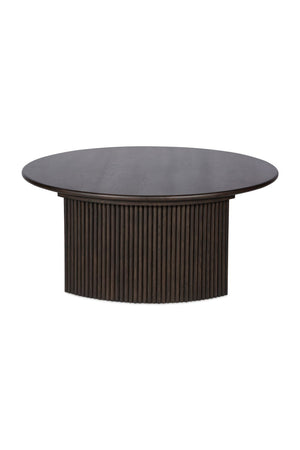 Oak Fluted Base Coffee Table | Novi Living Penny