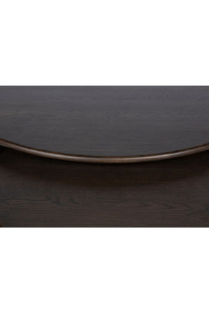 Oak Fluted Base Coffee Table | Novi Living Penny