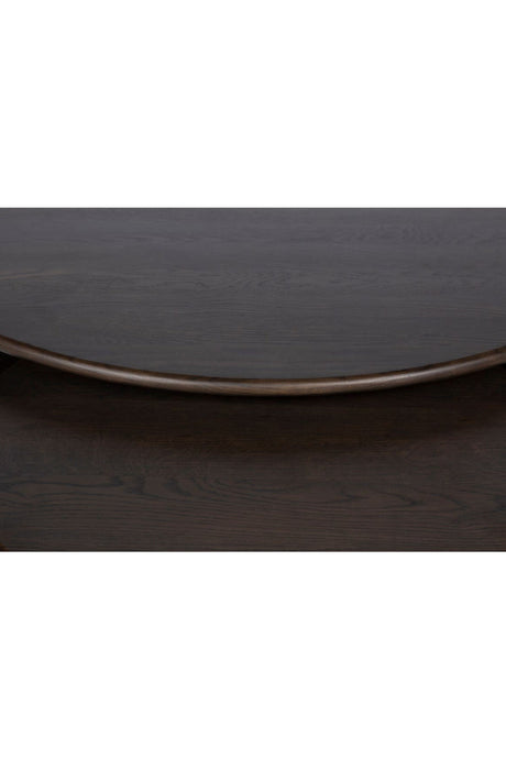 Modern European furniture - Oak Fluted Base Coffee Table - www.oroa.com