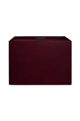 Modern European furniture - Red Wooden 1-Drawer Nightstand - www.oroa.com