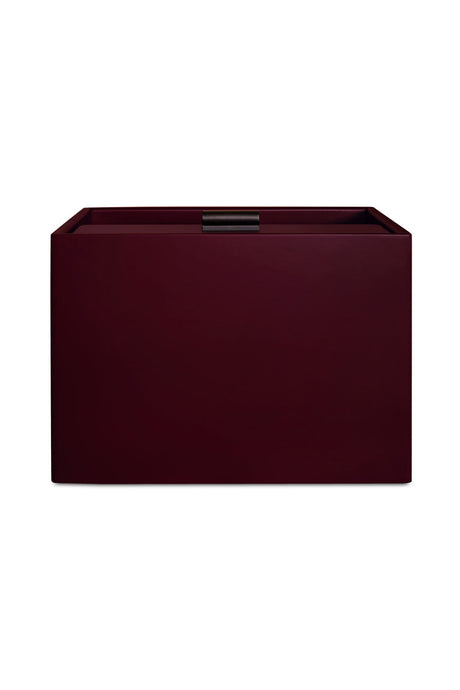 Modern European furniture - Red Wooden 1-Drawer Nightstand - www.oroa.com