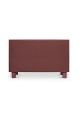 Modern European furniture - Red Wooden 6-Drawer Dresser - www.oroa.com
