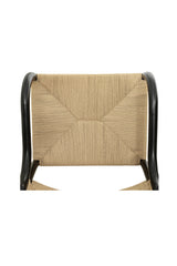 Modern European furniture - Minimalist Beech Wood & Rope Dining Chair - www.oroa.com