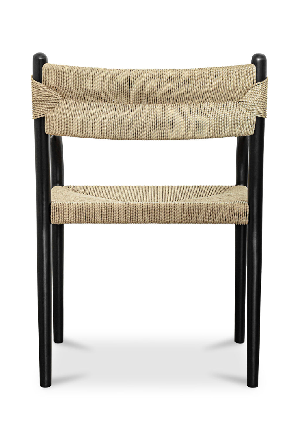 Modern European furniture - Minimalist Beech Wood & Rope Dining Chair - www.oroa.com
