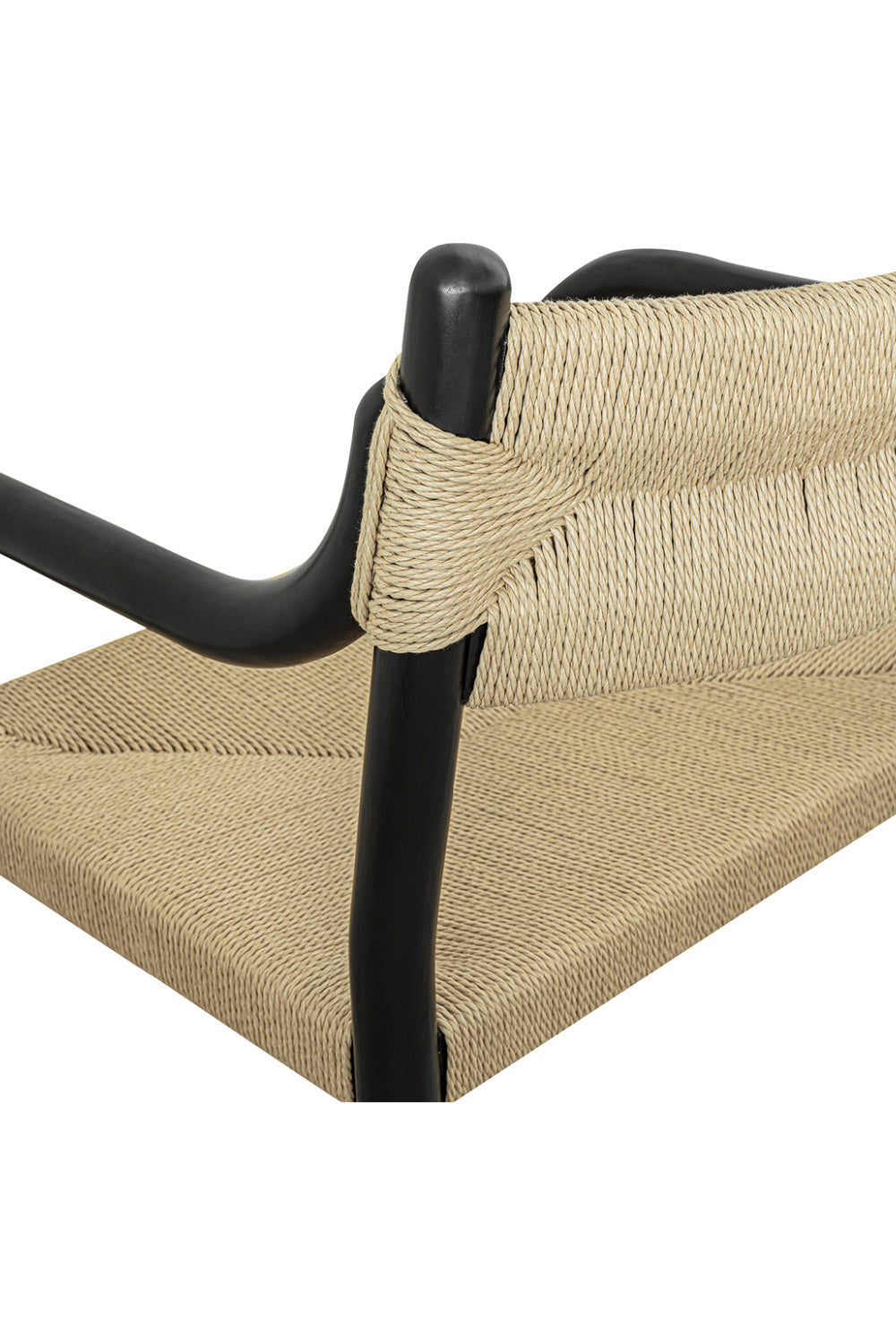 Modern European furniture - Minimalist Beech Wood & Rope Dining Chair - www.oroa.com