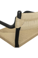 Modern European furniture - Minimalist Beech Wood & Rope Dining Chair - www.oroa.com