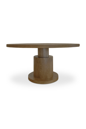 Modern European furniture - Round Oak Dining Table - www.oroa.com