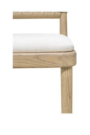 Handwoven Back Counter Stool | Novi Living Claire | Oroa.com