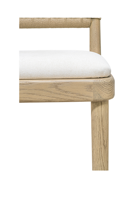 Modern European furniture - Handwoven Back Counter Stool - www.oroa.com