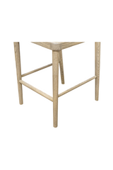 Modern European furniture - Handwoven Back Counter Stool - www.oroa.com