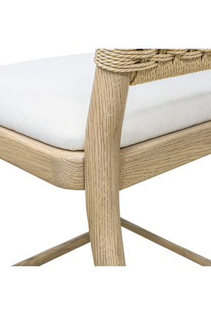 Handwoven Back Counter Stool | Novi Living Claire | Oroa.com