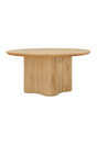 Modern European furniture - Natural Oak Veneer Dining Table - www.oroa.com