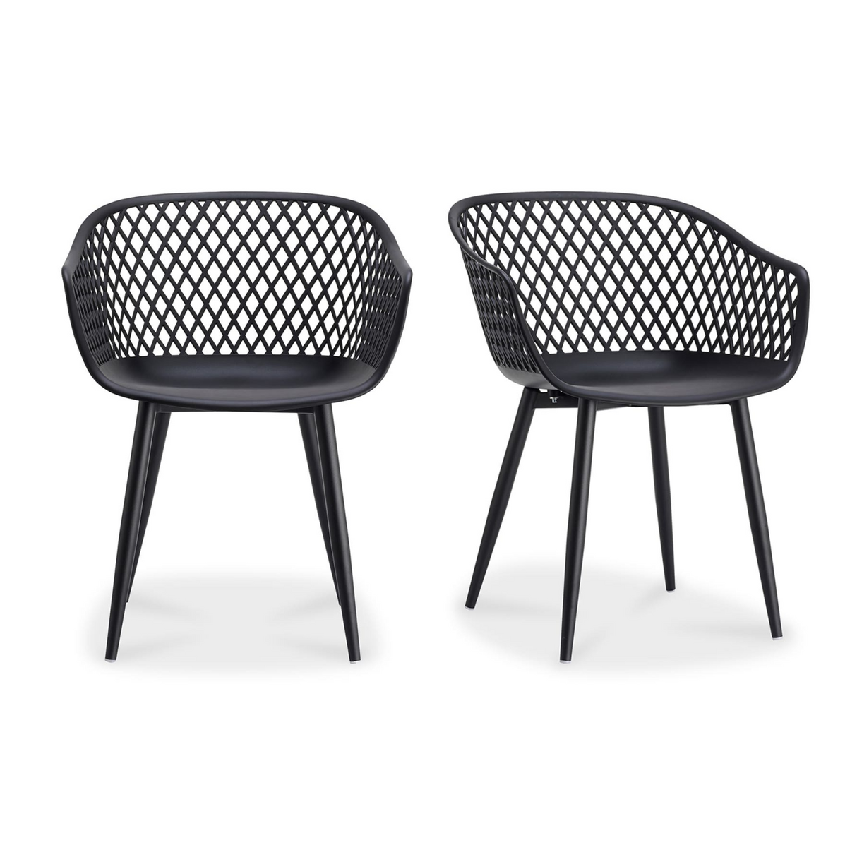 Modern European furniture - Molded Indoor/Outdoor Dining Chairs (2) - www.oroa.com