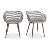 Modern European furniture - Molded Indoor/Outdoor Dining Chairs (2) - www.oroa.com