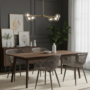 Modern European furniture - Molded Indoor/Outdoor Dining Chairs (2) - www.oroa.com