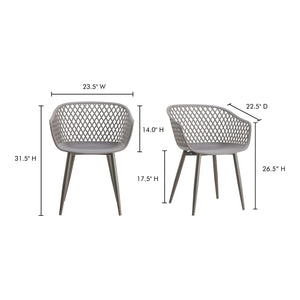 Modern European furniture - Molded Indoor/Outdoor Dining Chairs (2) - www.oroa.com