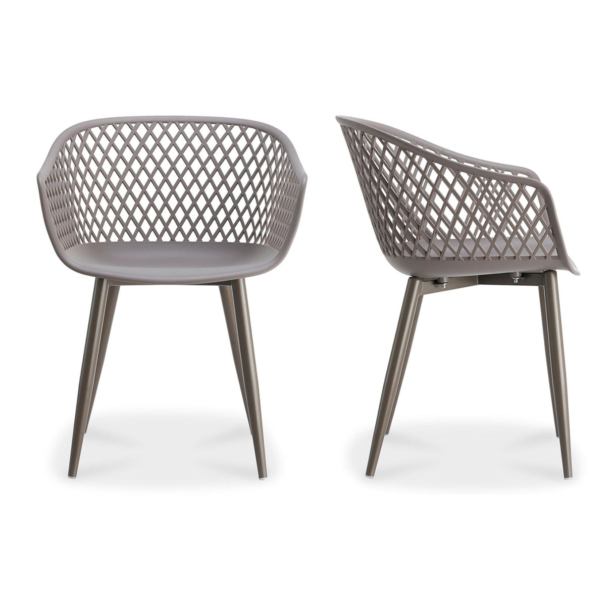 Modern European furniture - Molded Indoor/Outdoor Dining Chairs (2) - www.oroa.com