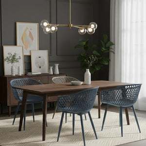 Modern European furniture - Molded Indoor/Outdoor Dining Chairs (2) - www.oroa.com
