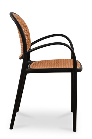 Woven Design Outdoor Dining Chairs (2) | Novi Living Soren | Oroa.com