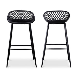 Modern European furniture - Molded Indoor/Outdoor Bar Stools (2) - www.oroa.com