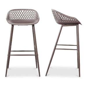 Modern European furniture - Molded Indoor/Outdoor Bar Stools (2) - www.oroa.com
