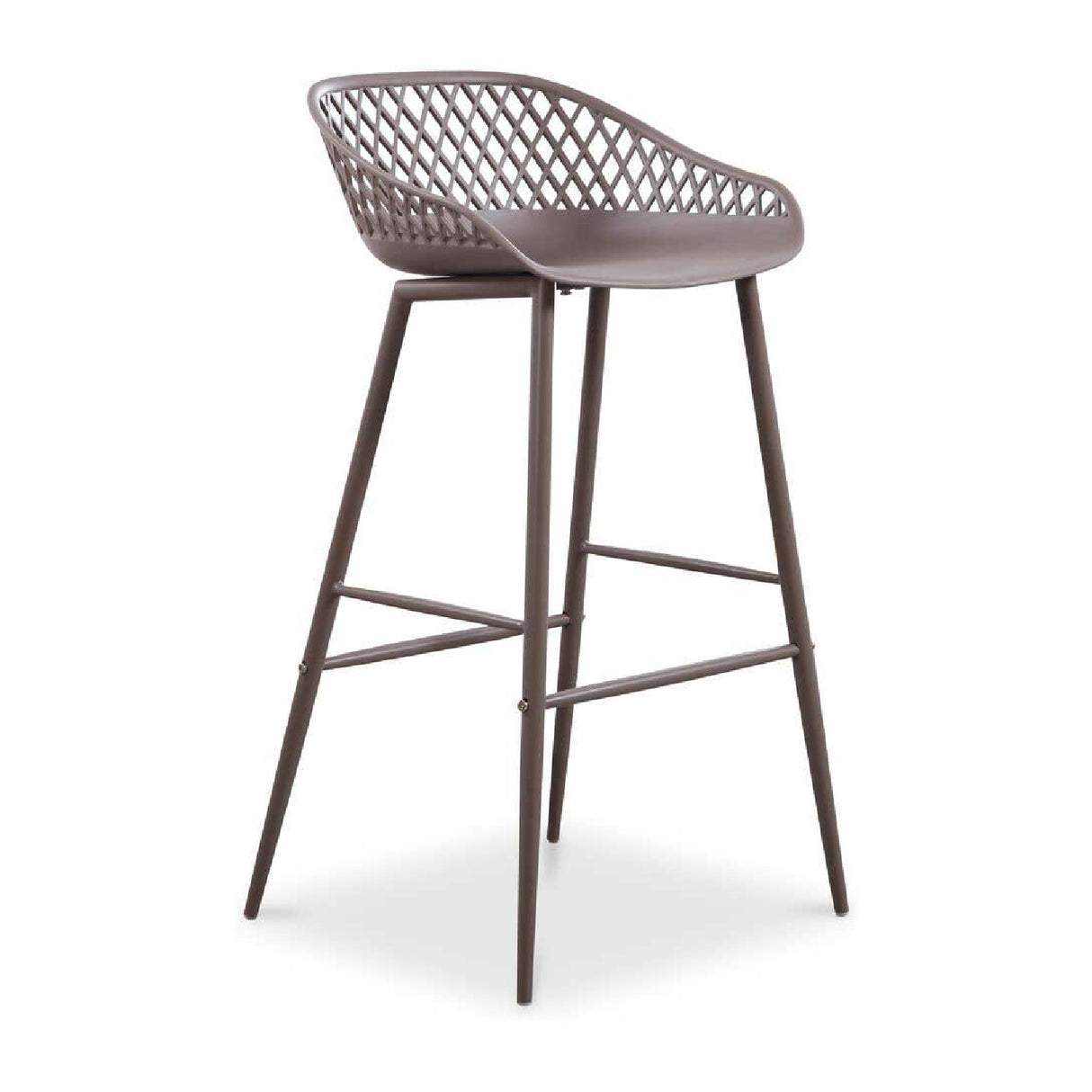 Modern European furniture - Molded Indoor/Outdoor Bar Stools (2) - www.oroa.com