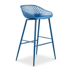Modern European furniture - Molded Indoor/Outdoor Bar Stools (2) - www.oroa.com