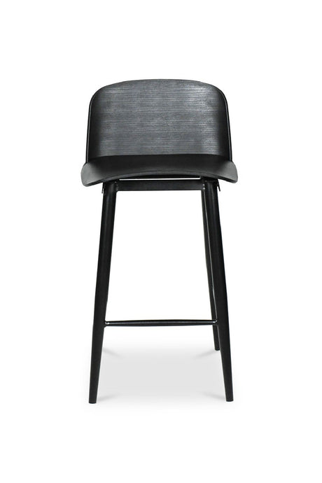 Black Indoor/Outdoor Counter Stools (2) | Novi Living Looey | Oroa.com