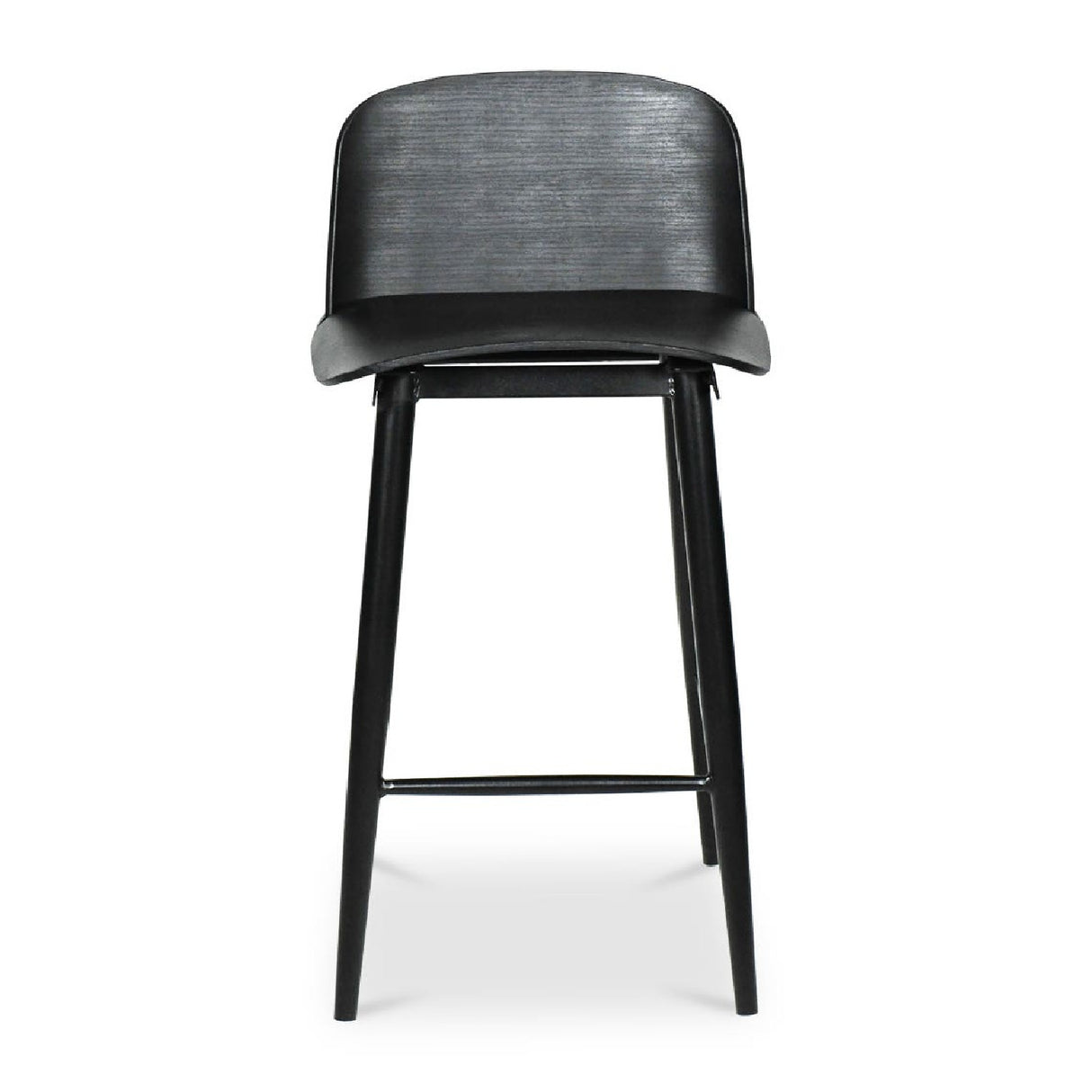   Modern European furniture - Black Indoor/Outdoor Counter Stools (2) - www.oroa.com | Oroa.com