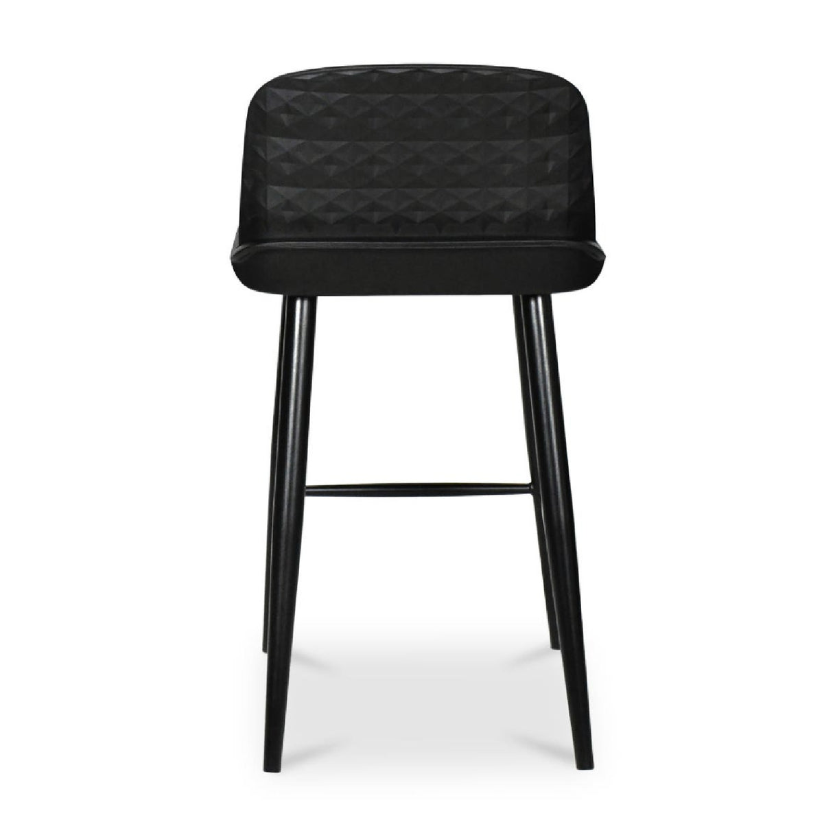   Modern European furniture - Black Indoor/Outdoor Counter Stools (2) - www.oroa.com | Oroa.com
