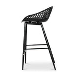 Modern European furniture - Diamond-Mesh Indoor/Outdoor Counter Stools (2) - www.oroa.com
