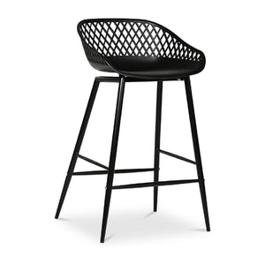 Diamond-Mesh Indoor/Outdoor Counter Stools (2) | Novi Living Piazza