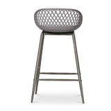 Modern European furniture - Diamond-Mesh Indoor/Outdoor Counter Stools (2) - www.oroa.com