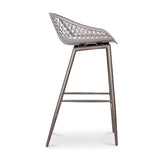 Modern European furniture - Diamond-Mesh Indoor/Outdoor Counter Stools (2) - www.oroa.com