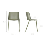 Modern European furniture - Green Outdoor Dining Chairs (2) - www.oroa.com