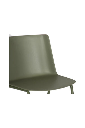 Modern European furniture - Green Outdoor Dining Chairs (2) - www.oroa.com
