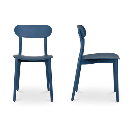 Modern European furniture - Open-Back Indoor/Outdoor Dining Chairs (2) - www.oroa.com