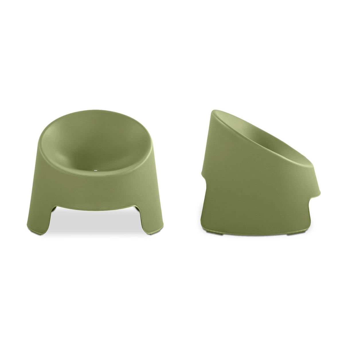 Round Outdoor Accent Chairs (2) | Novi Living Nolla