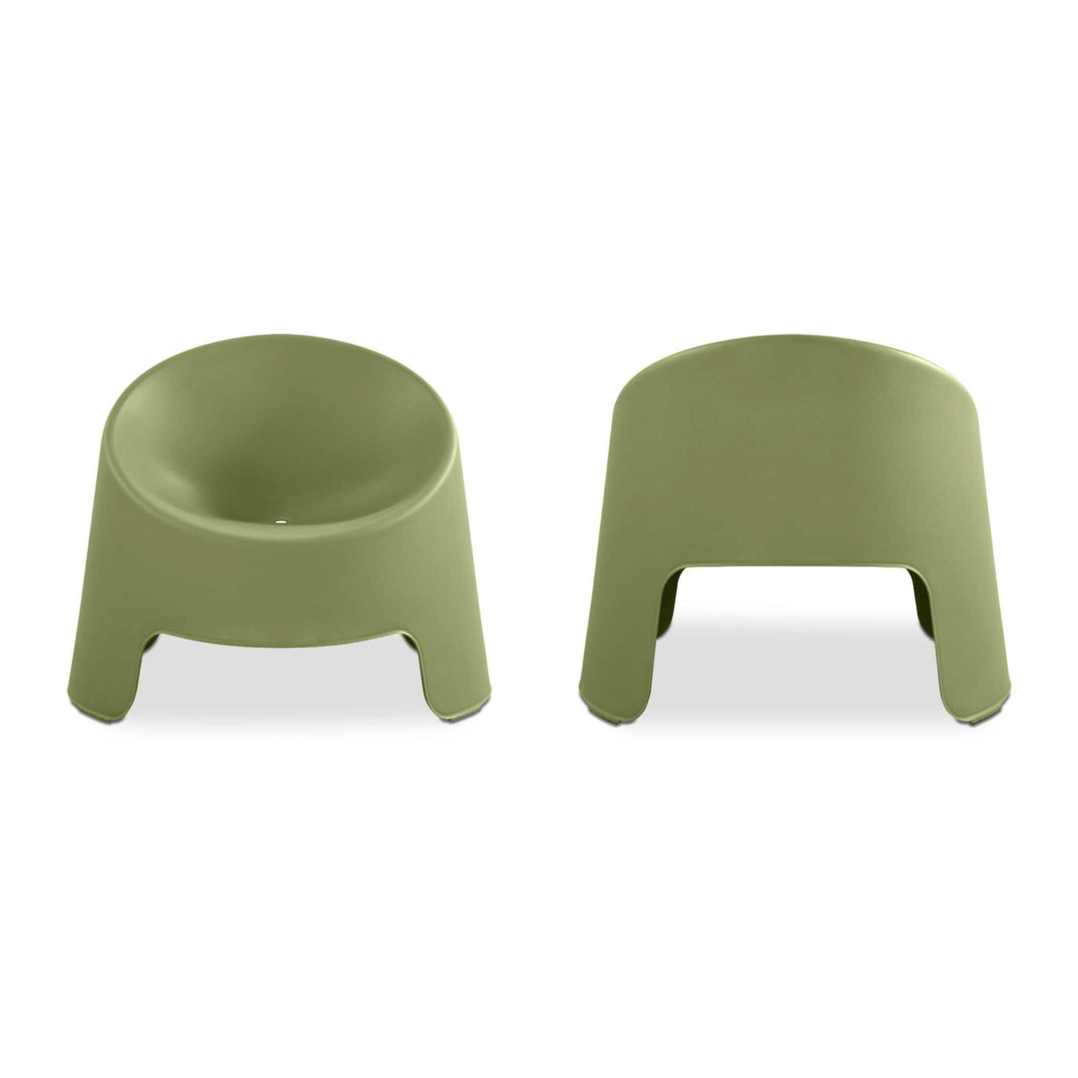 Round Outdoor Accent Chairs (2) | Novi Living Nolla