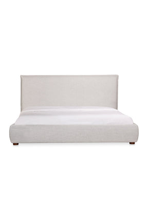 Modern European furniture - Gray Linen Blend Bed - www.oroa.com