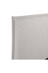 Modern European furniture - Gray Linen Blend Bed - www.oroa.com