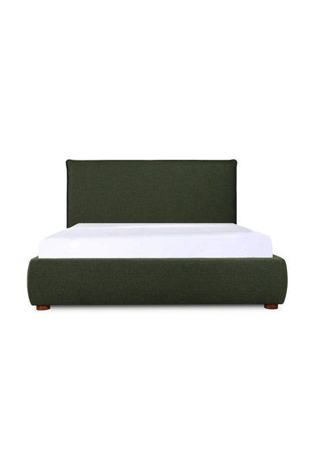 Green Linen Blend King Bed | Novi Living Luzon | Oroa.com