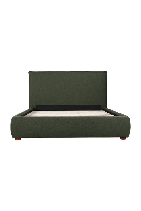 Modern European furniture - Green Linen Blend King Bed - www.oroa.com